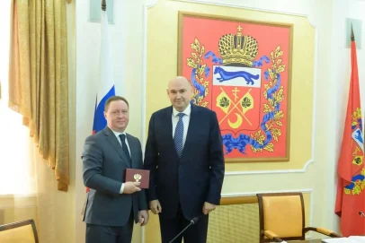 Вице-губернатор Оренбуржья Александр Полухин удостоен медали Минстроя России